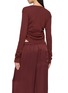 Back View - Click To Enlarge - ANN DEMEULEMEESTER - Dot Long Sleeve Ruched Top
