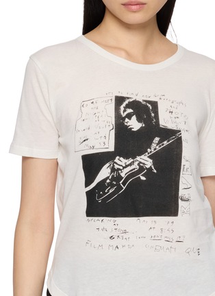  - ANN DEMEULEMEESTER - Floor Micro Graphic Print Cotton T-Shirt