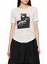 Main View - Click To Enlarge - ANN DEMEULEMEESTER - Floor Micro Graphic Print Cotton T-Shirt