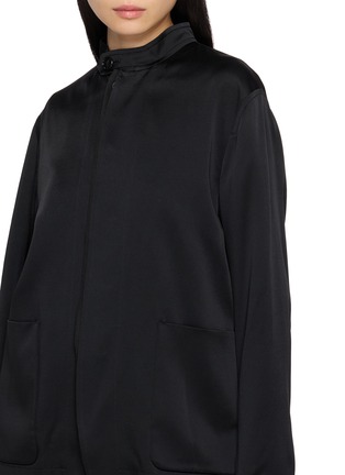  - ANN DEMEULEMEESTER - Zaya Stand Collar Fluid Shirt Jacket