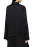Back View - Click To Enlarge - ANN DEMEULEMEESTER - Zaya Stand Collar Fluid Shirt Jacket