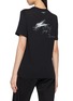 Back View - Click To Enlarge - ANN DEMEULEMEESTER - Fanie Handwritten Print Cotton T-Shirt