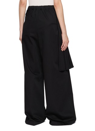 Back View - Click To Enlarge - ANN DEMEULEMEESTER - Marke Layered Apron Cotton Lounge Pants