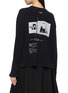 Back View - Click To Enlarge - ANN DEMEULEMEESTER - Nikita Long Sleeve Cotton T-Shirt