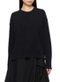 Main View - Click To Enlarge - ANN DEMEULEMEESTER - Nikita Long Sleeve Cotton T-Shirt