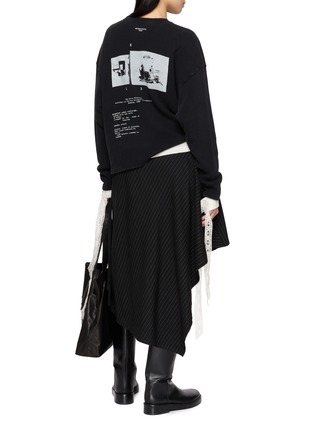 Figure View - Click To Enlarge - ANN DEMEULEMEESTER - Nikita Long Sleeve Cotton T-Shirt