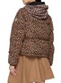 Back View - Click To Enlarge - MONCLER - Becfigue Floral Print Hooded Puffer Jacket
