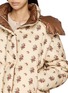  - MONCLER - Torcol Floral Convertible Cotton Corduroy Down Jacket