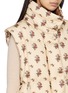  - MONCLER - Torcol Floral Convertible Cotton Corduroy Down Jacket