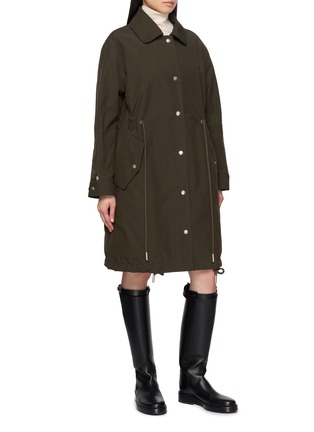 Detail View - Click To Enlarge - MONCLER - Hooded Long Parka Coat