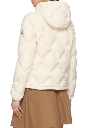 Back View - Click To Enlarge - MONCLER - Arvouinne Zip Up Puffer Jacket