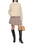 Figure View - Click To Enlarge - MONCLER - Hooded Zip Up Cardigan