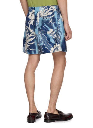 Back View - Click To Enlarge - JW ANDERSON - Hawaiian Print Swim Shorts