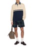 Figure View - Click To Enlarge - JW ANDERSON - Denim Collar Polo Shirt