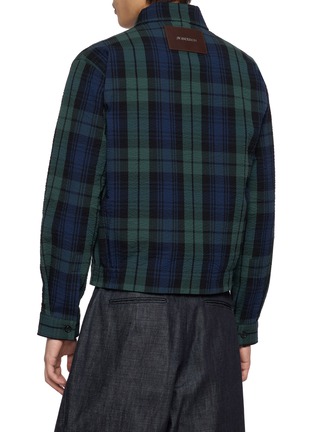Back View - Click To Enlarge - JW ANDERSON - Zip-up Blouson Check Jacket