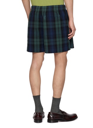 Back View - Click To Enlarge - JW ANDERSON - Seersucker Check Shorts