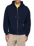 JW ANDERSON Cotton Jersey Zip Hoodie