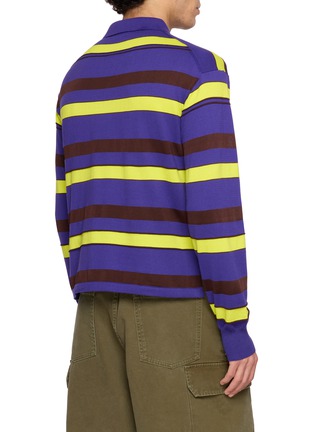 Back View - Click To Enlarge - JW ANDERSON - Rugby Knit Polo Shirt