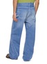 Back View - Click To Enlarge - JW ANDERSON - Anchor StitchTwisted Workwear Medium Wash Jeans