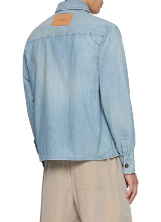 Back View - Click To Enlarge - JW ANDERSON - Denim Button-up Overshirt