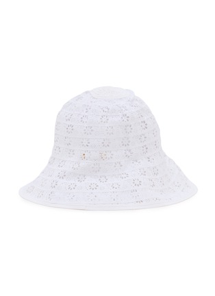 Detail View - Click To Enlarge - GREVI - Broderie Anglaise Bucket Hat