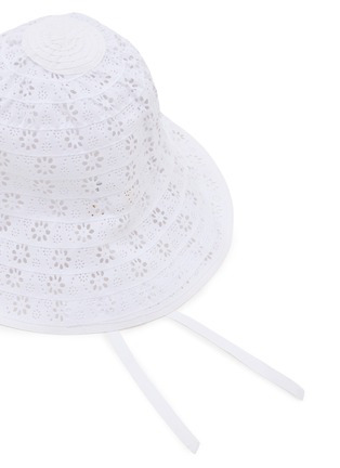 Detail View - Click To Enlarge - GREVI - Broderie Anglaise Bucket Hat
