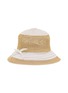 Detail View - Click To Enlarge - GREVI - Bow Detail Crochet Bucket Hat
