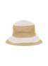 GREVI Bow Detail Crochet Bucket Hat