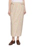 NACKIYÉ Warp Floral Cotton Midi Skirt