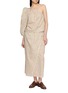 Figure View - Click To Enlarge - NACKIYÉ - Warp Floral Cotton Midi Skirt