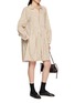Figure View - Click To Enlarge - NACKIYÉ - Short Floral Cotton Dress