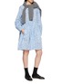 Figure View - Click To Enlarge - NACKIYÉ - Short Floral Cotton Dress