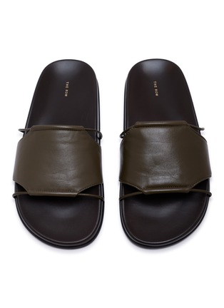 Figure View - Click To Enlarge - THE ROW - Vivienne Leather Slides