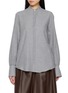 BOURRIENNE PARIS X Officer Collar Puff Sleeve Shirt