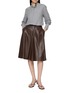 Figure View - Click To Enlarge - BOURRIENNE PARIS X - Officer Collar Puff Sleeve Shirt