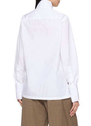 Back View - Click To Enlarge - BOURRIENNE PARIS X - High Officer Strap Collar Shirt