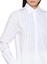  - BOURRIENNE PARIS X - Classic Collar Stripe Panel Long Shirt