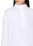  - BOURRIENNE PARIS X - High Officer Collar Long Hem Shirt