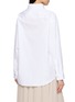 Back View - Click To Enlarge - BOURRIENNE PARIS X - High Officer Collar Long Hem Shirt