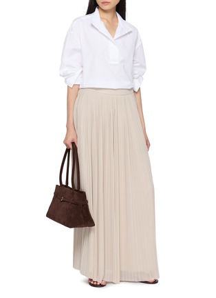 Figure View - Click To Enlarge - BOURRIENNE PARIS X - High Officer Collar Long Hem Shirt