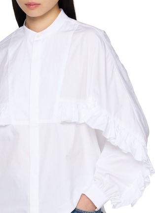  - BOURRIENNE PARIS X - Ruffled Officer Collar Shirt