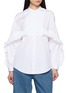 BOURRIENNE PARIS X Ruffled Officer Collar Shirt