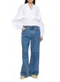 Figure View - Click To Enlarge - BOURRIENNE PARIS X - Ruffled Officer Collar Shirt