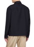 Back View - Click To Enlarge - VALSTAR - Flap Pocket Button Up Wool Jacket