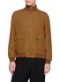 VALSTAR High Neck Button Up Linen Jacket