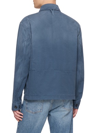 Back View - Click To Enlarge - VALSTAR - Flap Pocket Button Up Cotton Jacket