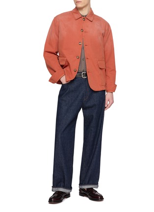Figure View - Click To Enlarge - VALSTAR - Flap Pocket Button Up Cotton Jacket