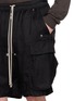  - RICK OWENS  - Cargobela Exposed Zip Technical Shorts