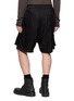 Back View - Click To Enlarge - RICK OWENS  - Cargobela Exposed Zip Technical Shorts