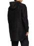 Back View - Click To Enlarge - RICK OWENS  - Hooded Overshirt Jacket